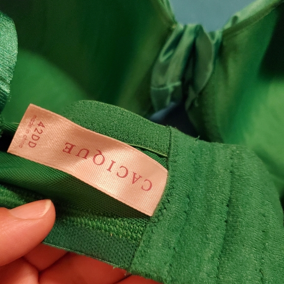 Christmas present satin bow bra - Picture 7 of 7